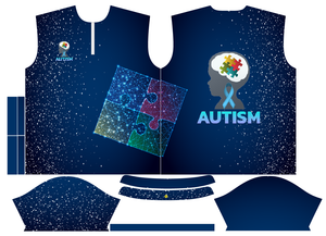 NEW- PRESALE! Team 717 Autism Charity Shirt ("Constellations from the Heart" - Midnight Blue)