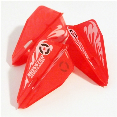 L-Style - (L8) Bullet Graphic Flight - Monster design (all red)