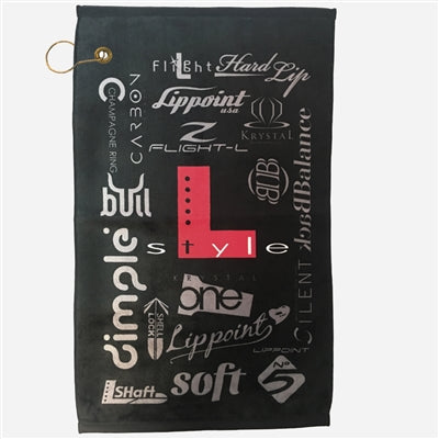 L-Style Black Logo Towel