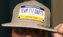 Load image into Gallery viewer, NEW! Team 717 PA License Plate Hat (One Size - Flatbrim/Snapback/Grey)