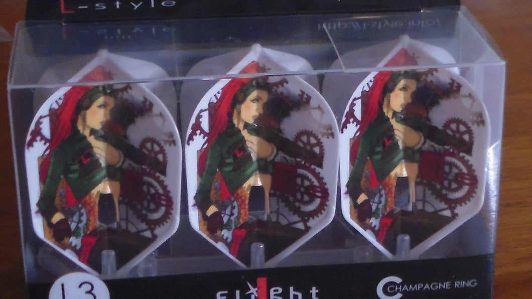L-Style - (L3) Shape Graphic Flight - Steam Punk Girl